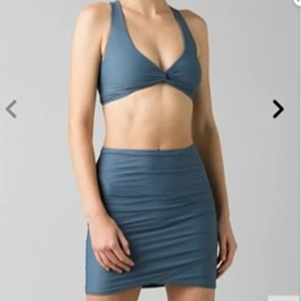 Prana Ruched Pencil skirt